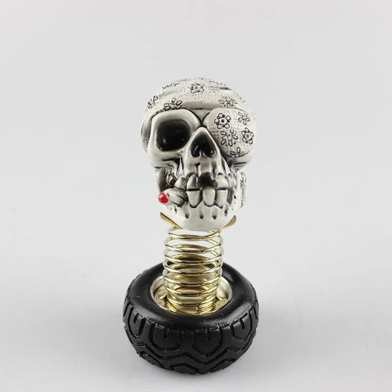 Haunted Skull Car Decor – Halloween Interior Ornament & Unique Auto Interior Accessory