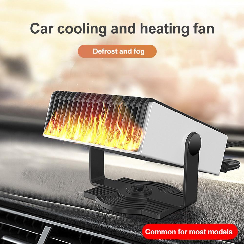 Portable 2-in-1 Car Heater & Defroster – Fast Heat, Low Noise, 180° Rotation