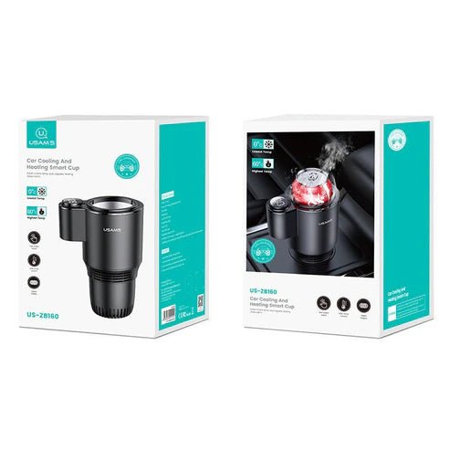 USAMS Smart Car Heating & Cooling Cup – Digital Display