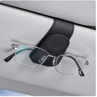 Car Sunglasses Holder Clip – Easy Sun Visor Mount for Safe and Handy Glasses Storage