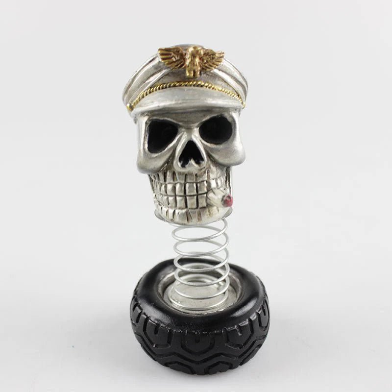 Haunted Skull Car Decor – Halloween Interior Ornament & Unique Auto Interior Accessory