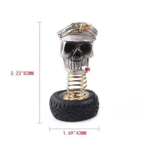 Haunted Skull Car Decor – Halloween Interior Ornament & Unique Auto Interior Accessory
