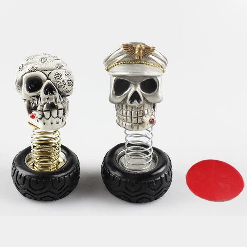 Haunted Skull Car Decor – Halloween Interior Ornament & Unique Auto Interior Accessory