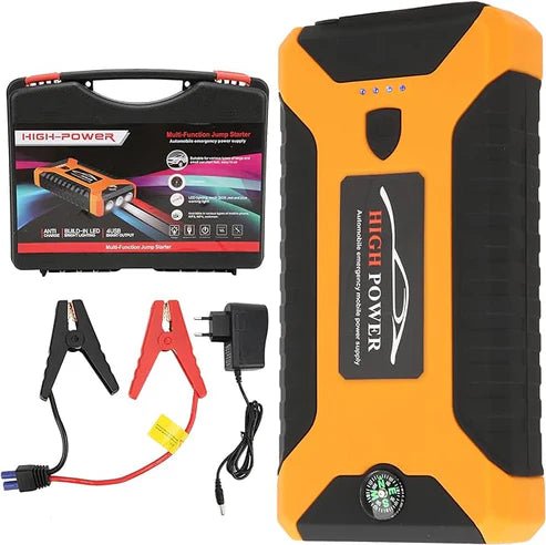 Portable Car Jump Starter – Emergency Power Bank & LED Flashlight