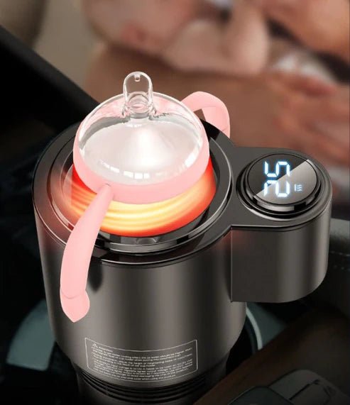 USAMS Smart Car Heating & Cooling Cup – Digital Display
