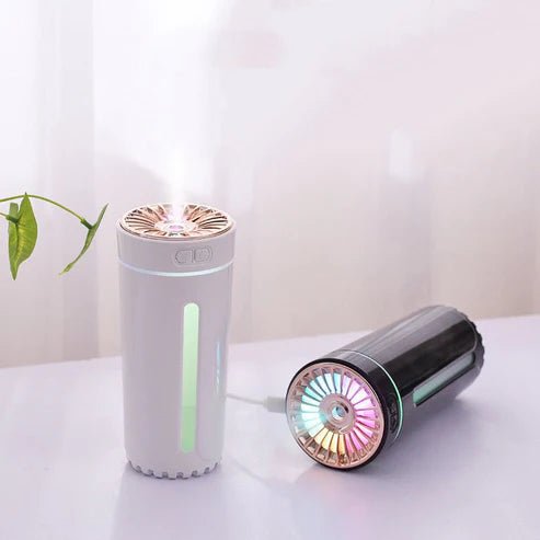 Wireless Car Humidifier – Ultrasonic Cool Mist & LED Lights