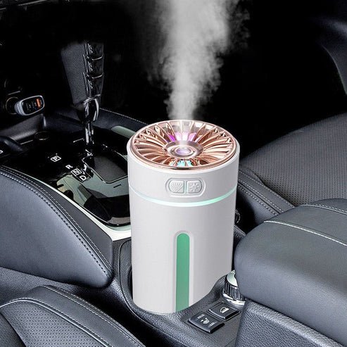 Wireless Car Humidifier – Ultrasonic Cool Mist & LED Lights