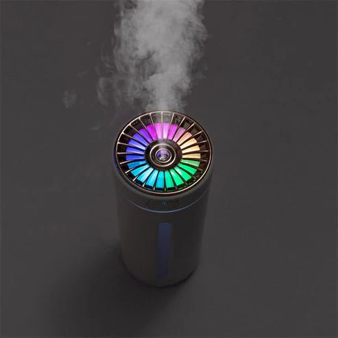 Wireless Car Humidifier – Ultrasonic Cool Mist & LED Lights